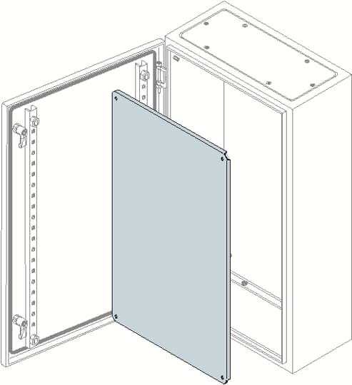 ABB - SR2 Metallic enclosure zincata 800x600mm (HXL)