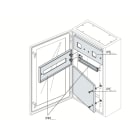 ABB - SR2 Metallic enclosure SR2 PAN.MOD.2 STR.72X72 185X800(HXL)