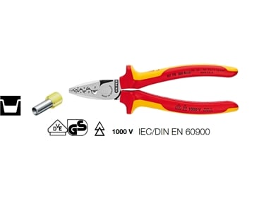 KNIPEX - CRIMP.VDE PER TERM.0,2516 MM