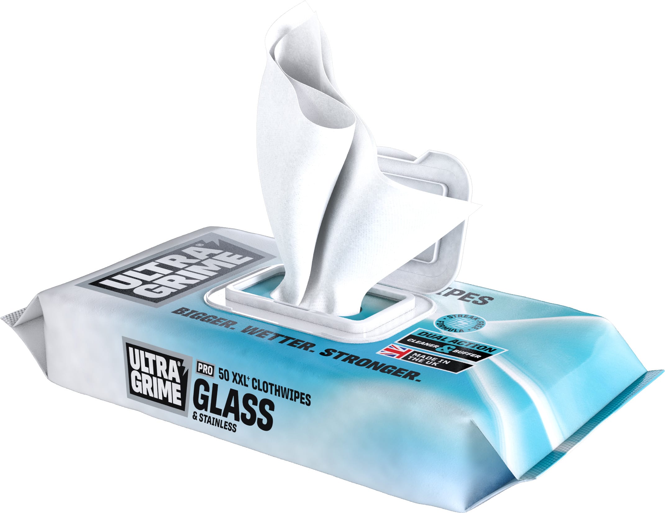 ABC TOOLS - 50 SALVIETTE VETRO + INOX XXL