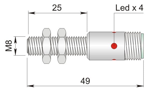 AECO - SI8-DC2 PNP NO H S