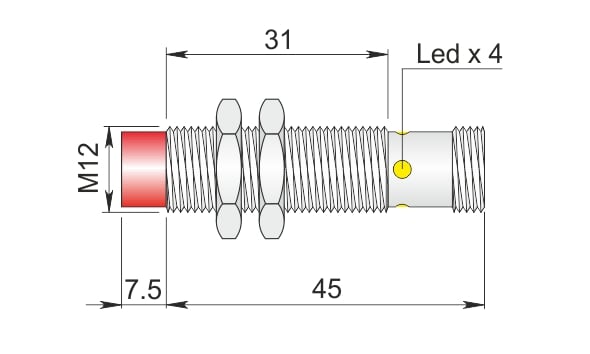 AECO - SI12SM-CE4 PNP NO H S