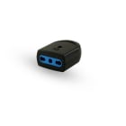 ALPHA ELETTRONICA - Presa volante bipasso 10/16A - Nera