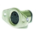 ALPHA ELETTRONICA - Presa Mini-DIN da pannello - 4 poli