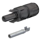 ALPHA ELETTRONICA - Connettore MC4 Femmina Volante - 1.000V - Per cavo 4-6mm² - Stäubli PV-KBT4/6II-UR