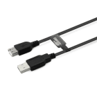 ALPHA ELETTRONICA - Cavo USB 2.0 da USB tipo-A maschio a USB tipo-A femmina - 0,48 Gbps - 1,8m - Nero