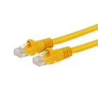 ALPHA ELETTRONICA - Cavo di rete Patch in Rame Cat. 6 Giallo U/UTP 0,5m