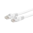 ALPHA ELETTRONICA - Cavo di rete Patch in Rame Cat. 6 Bianco U/UTP 2m