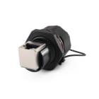 ALPHA ELETTRONICA - Presa RJ45 Cat.5e -  schermata a pannello IP67 con tappo - ad angolo
