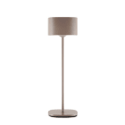 ALPHA ELETTRONICA - Lampada a batteria portatile - Serie Essenza - Caffè