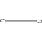 ALPHA ELETTRONICA - Cavo di rete Patch Slim in Rame Cat. 6 Verde U/UTP LSZH 0,5m