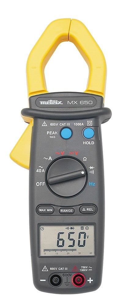 AMRA CHAUVIN ARNOUX - CHAUVIN ARNOUX MX650 MULTIMETRO A PINZA
