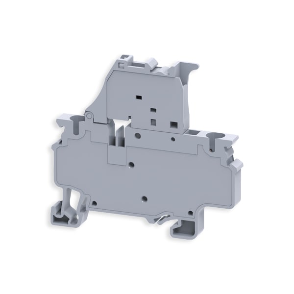 ARNOCANALI - MORSETTO FUSIBILE MOLLA 6MMQ GRIGIO