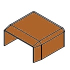 ARNOCANALI - TERMINALE 30X18 LEGNO SCURO