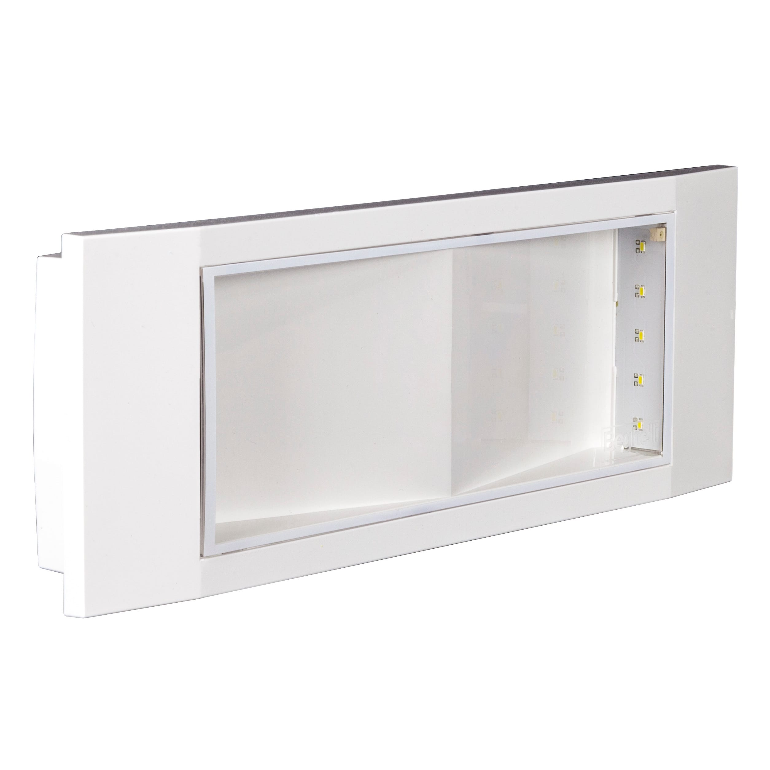 BEGHELLI - Apparecchio di emergenza ad alto flusso luminoso per grandi aree commerciali e industriali TUTTOLED 8W SE 1H IP40 + GU10.
