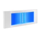 BEGHELLI - Apparecchio di emergenza con design a spessore ridotto per illuminazione notturna con luce blu e bianca, BLU 300 1.5/3h IP42 SA/SE.