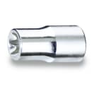 BETA - Chiavi a bussola con attacco quadro femmina 1/4 per viti con profilo torx cromate, bussole tx 1/4 ftx5.