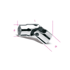 BETA - Chiavi a bussola snodate con attacco quadro femmina 3/8" bocca poligonale, cromate BUSSOLE SNODATE POLIG 3/8 AS/SN 7/16.