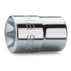BETA - Chiavi a bussola con attacco quadro femmina 3/8" per viti con profilo Torx® cromate BUSSOLE TX 3/8 FTX 14.