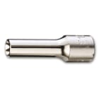 BETA - Chiavi a bussola con attacco quadro femmina 3/8", tipo lungo per viti con profilo Torx® cromate BUSSOLE TX 3/8 FTX/L 4.