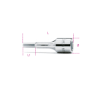 BETA - Chiavi a bussola maschio esagonale con attacco quadro femmina 3/8" cromate GIRAVITE ME 7 BUSSOLE.