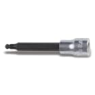 BETA - Chiavi a bussola maschio esagonale con estremità sferica con quadro femmina da 3/8 cromate inserti bruniti bussole maschio estr.sf. 3/8 bp 5l