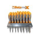 BETA - Espositore da parete con 43 chiavi a bussola esagonale profonda con impugnatura tipo lungo DISPLAY L33 43 CH. BUSS BOCCA PROF BX/DG