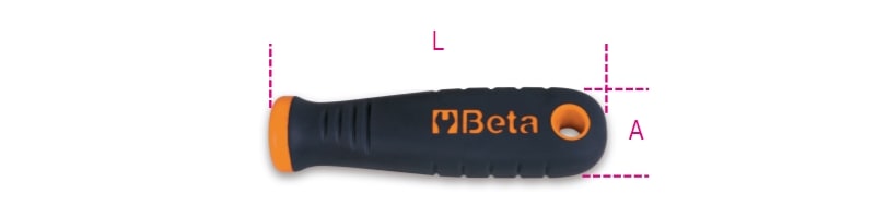 BETA - Impugnature per lime, manici bm per lime 8 r/1, ideali per una presa sicura e confortevole.
