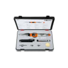 BETA - Saldatore a gas con 7 accessori in valigetta morbida di polietilene espanso 120W.