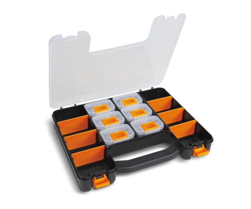 BETA - Valigia organizer con 6 vaschette asportabili e divisori regolabili Portaminuterie Valigette V6.