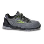 BETA - Scarpe in pelle scamosciata traforata con supporto di stabilità al tallone, sneakers active scamosciate (S1P) NA 44.