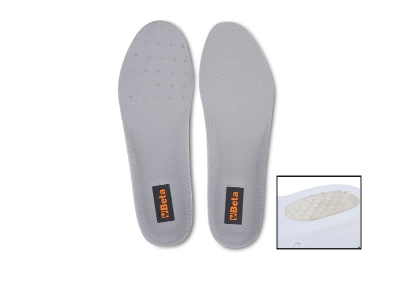 BETA - Sottopiedi anatomici con inserto in gel, coprisottopiedi con gel (paio) 48 per un comfort ottimale.