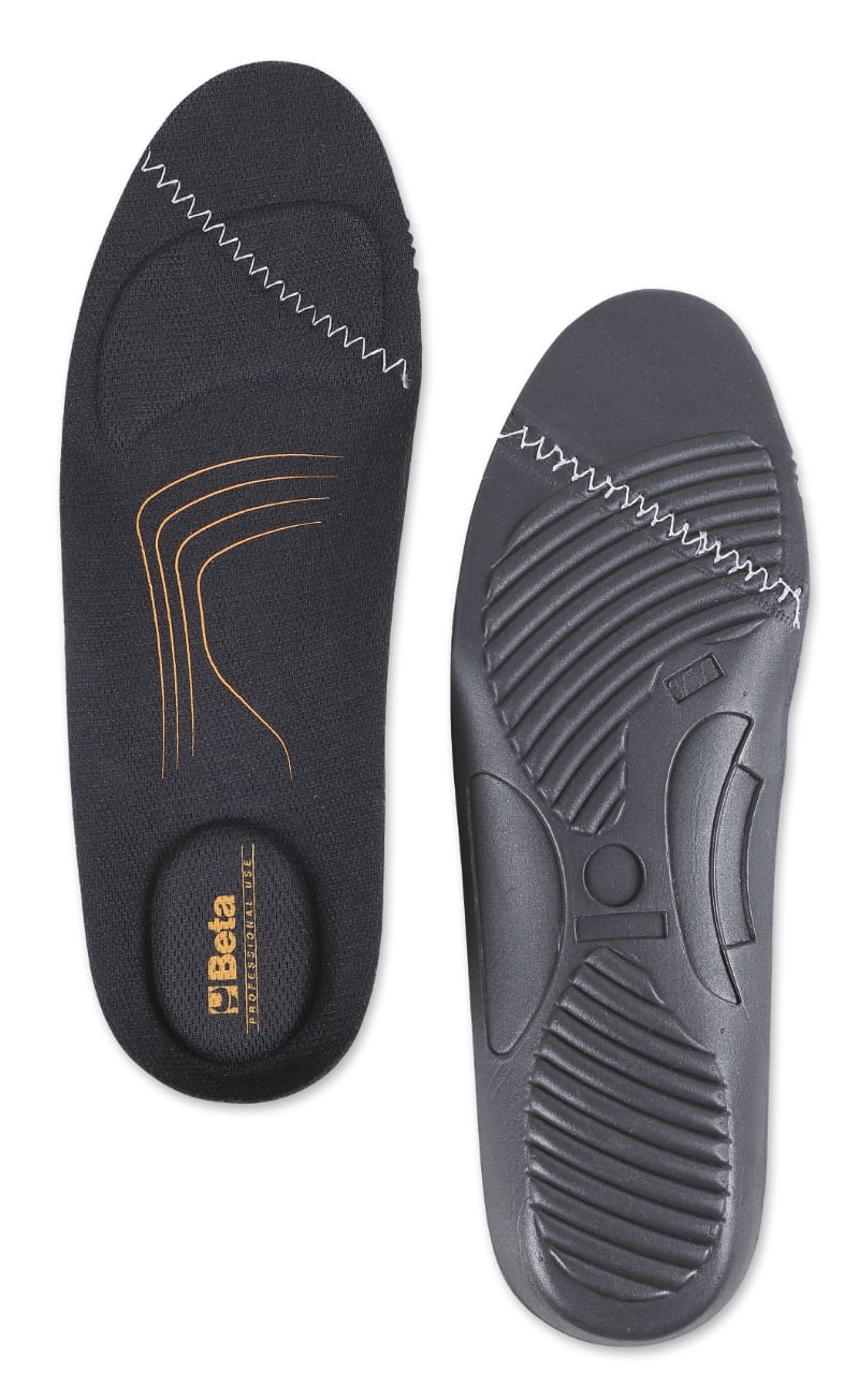 BETA - Sottopiedi anatomici in schiuma di EVA con cuscinetto ammortizzante nella zona del tallone, ricambio consigliato per la linea di calzature 0-Gravity, Sottopiedi anatomici 0-Gravity (paio) 38.
