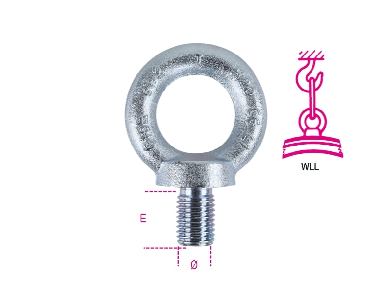 BETA - Confezioni appendibili GOLFARI maschi DIN580 C15E zinc Z K-M24.