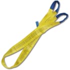 BETA - Braca per sollevamento 3t giallo nastro piatto a due strati, asole rinforzate, poliestere alta tenacita (PES) FASCE SOLLEV.EN1492-1 GIALLO 3 TON. - L8