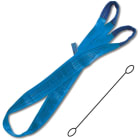 BETA - Braca per sollevamento 8t blu nastro piatto a due strati, asole rinforzate, poliestere alta tenacità (PES) FASCE SOLLEV.EN1492-1 BLU 8 TON. - L3
