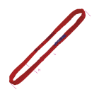 BETA - Braca per sollevamento 5t nastro ad anello continuo, rosso tessuto in poliestere ad alta tenacità (PES). Funi tonde EN1492-2 rosse 5 ton. - L5.