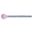 BETA - Mole abrasive sferiche con gambo 10x10, granuli abrasivi di corindone rosa con legante ceramico 6x80.