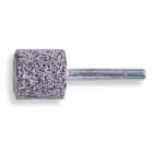 BETA - Mole abrasive con gambo, granuli abrasivi di corindone grigio/rosa, legante ceramico, forma cilindrica 25x25, AG-C 6x40.