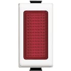 BTICINO - Portalampada con diffusore rosso