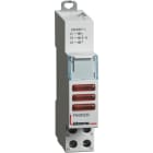 LEGRAND - Portalampada a Led triplo rosso