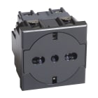 BTICINO - Presa bipasso flat standard tedesco e italiano 2P+T 10/16 A