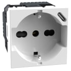 BTICINO - Presa standard Italia P40 con caricatore USB integrato