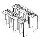 LEGRAND - Calotte coprimorsetto ribassata per M1 160