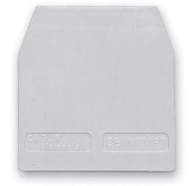 CABUR - Piastrina terminale grigia per CBD.11 CB10/PT/GR.