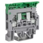 CABUR - Morsetto portafusibile sezionabile 4mm2, versione VS, colore grigio.
