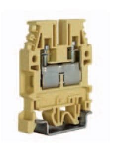 CABUR - CBD Morsetto Passante 2.5mm2, 1-piano, Grigio.
