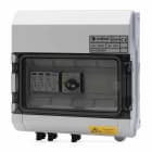 CABUR - Quadro DC con bobina di sgancio, 2 stringhe / 1 uscita, 600V.