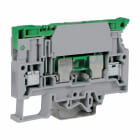 CABUR - Morsetto a vite 6mm2 per fusibile 6.3x32mm, 1 piano, blu.