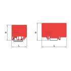 CABUR - Diaframma separatore per DFU/5, ROSSO, CBC.35, CBD.35, CBD.50, FDP.2, PDF.2, VPC.2.